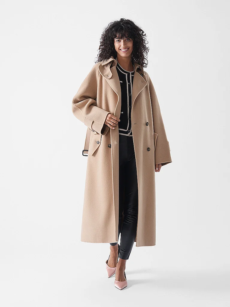 Weekend Max Mara Cadine Wool Coat Camel 42 2